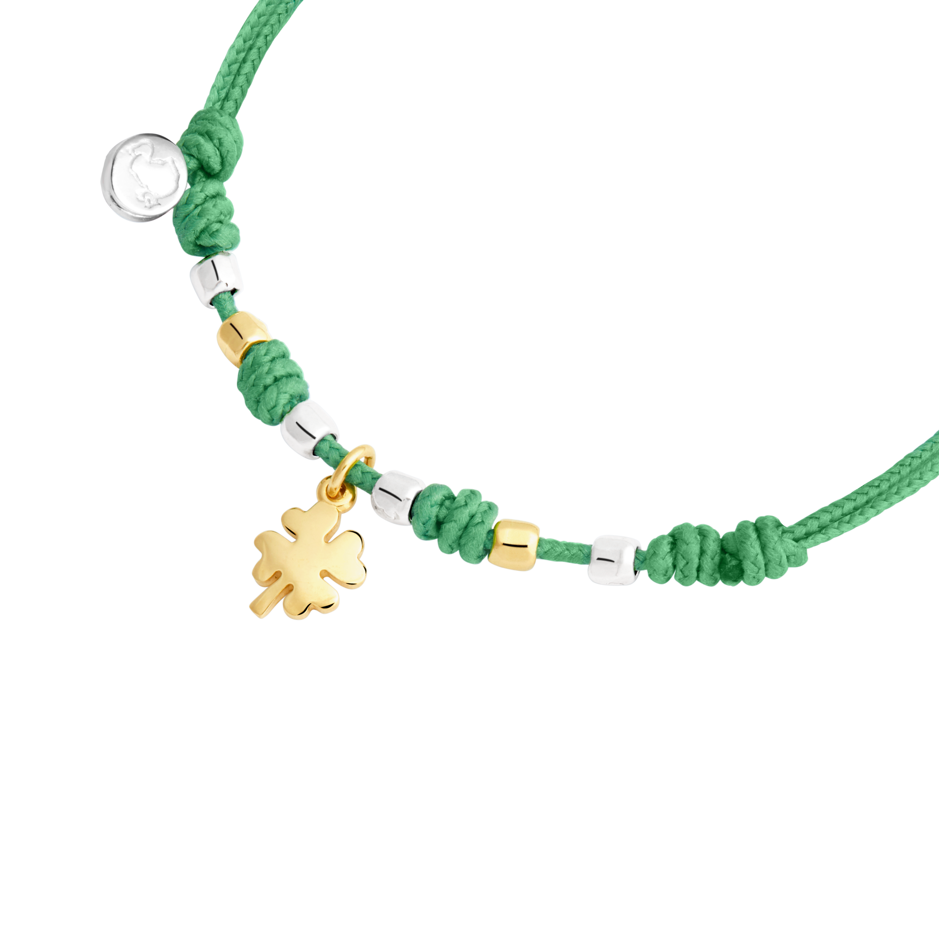 Bracciale cordino Quadrifoglio