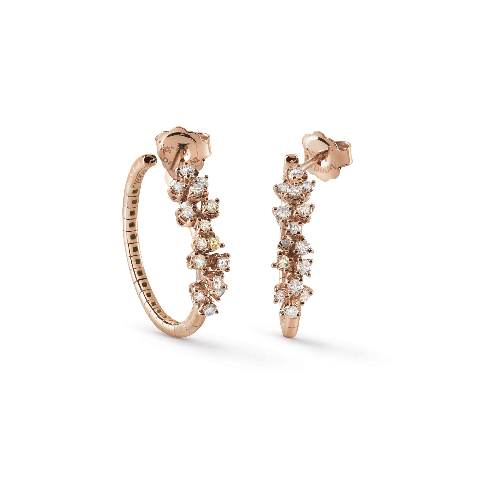 Orecchini Mimosa in Oro Rosa