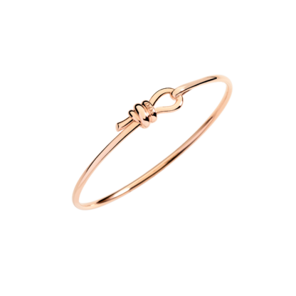 Bracciale Bangle Nodo Oro Rosa