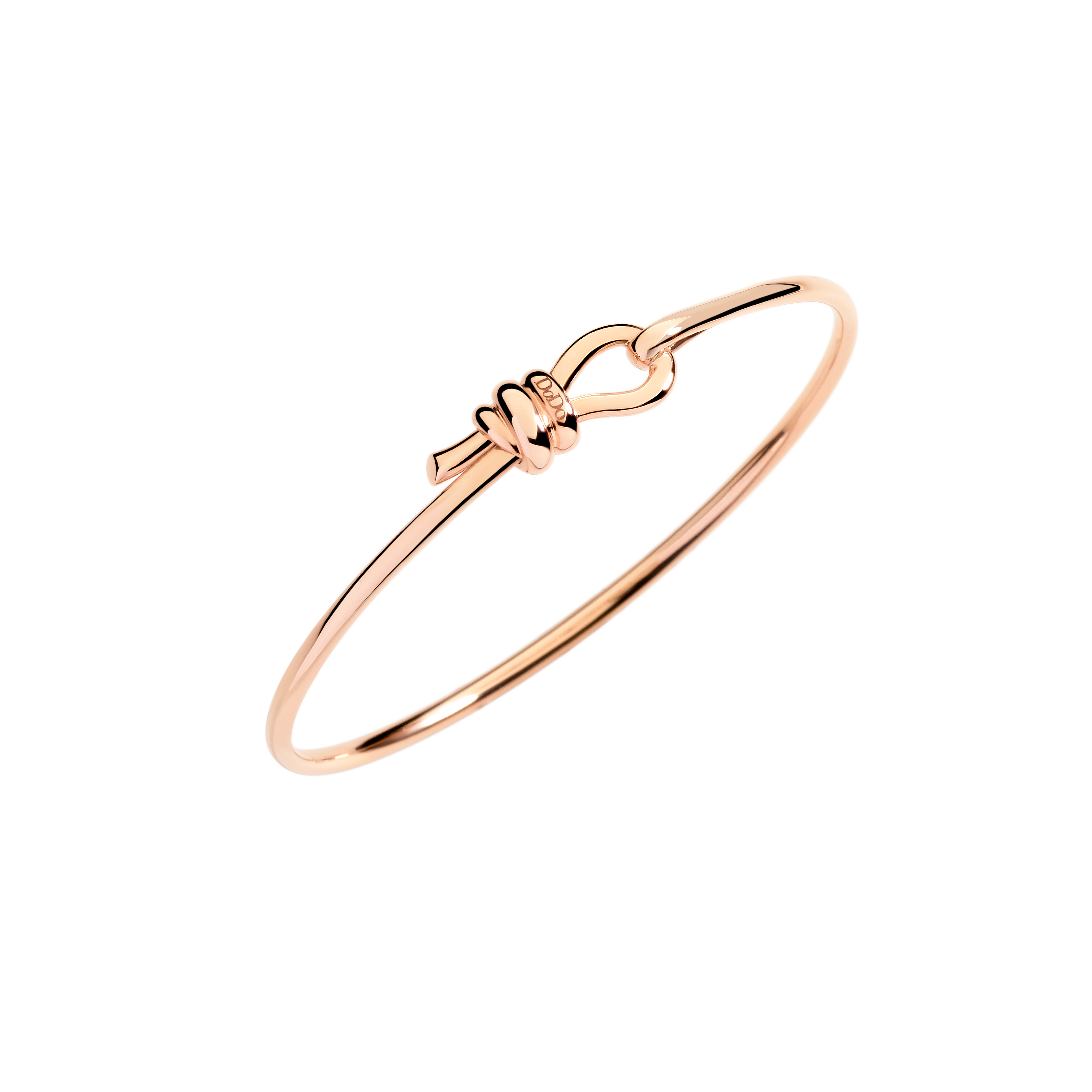 Bracciale Bangle Nodo Oro Rosa
