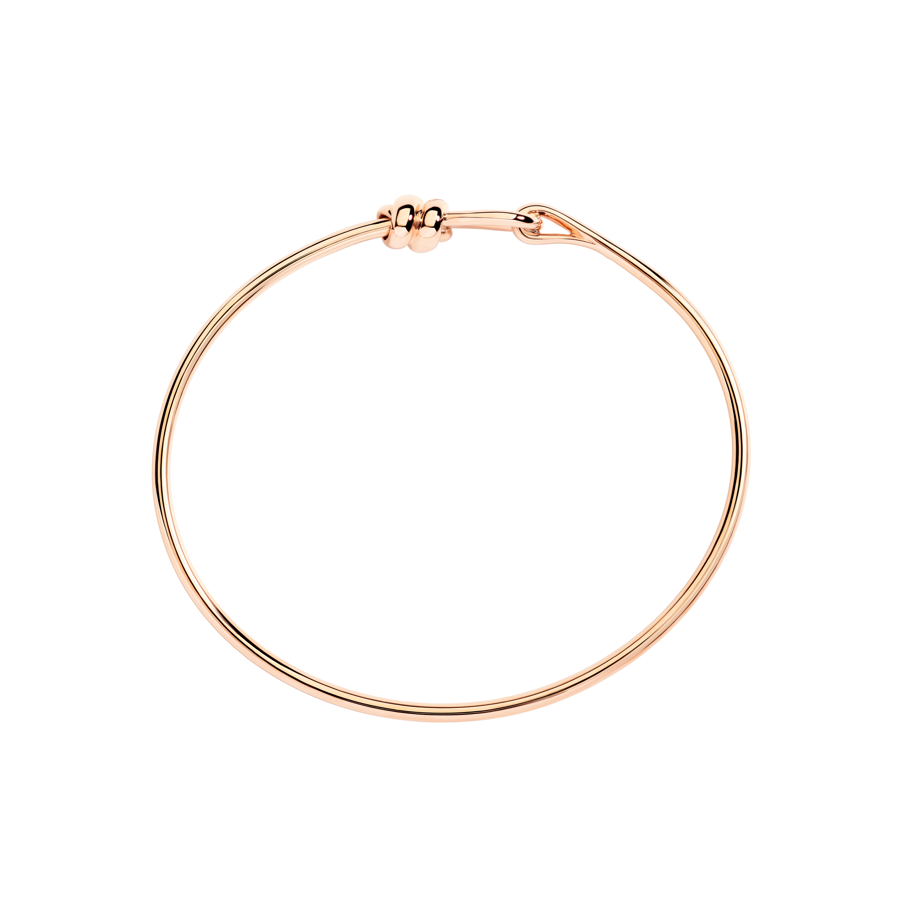 Bracciale Bangle Nodo Oro Rosa