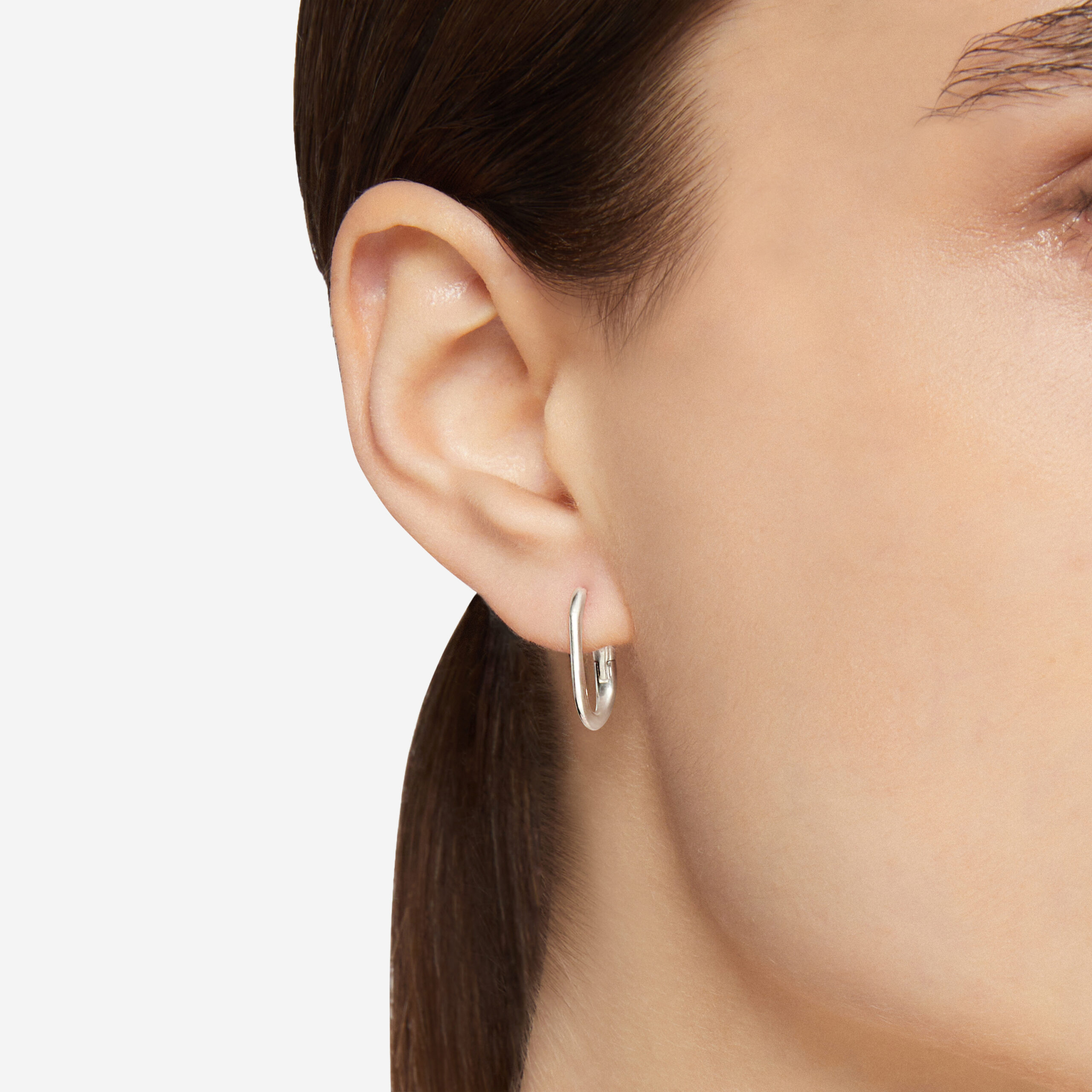 Orecchino Hoop Essentials Argento