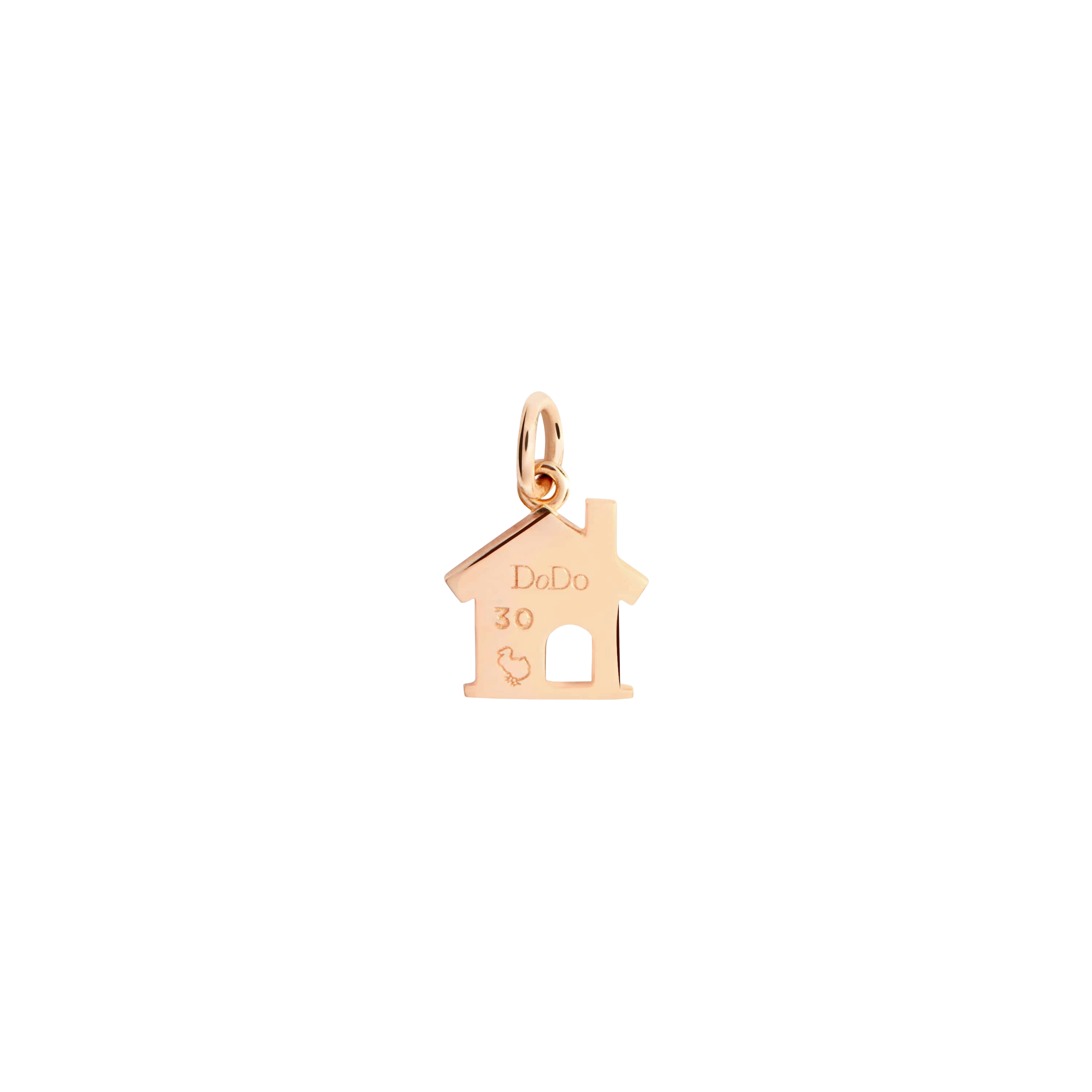 Ciondolo Casa Oro Rosa & Diamante Bianco