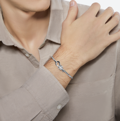 Bracciale Bangle Nodo Argento
