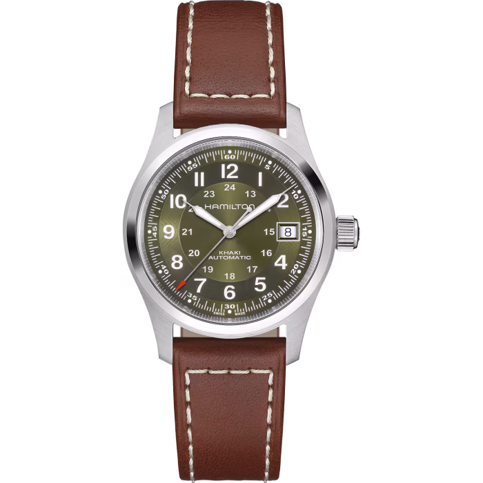 Khaki Field Auto 38 mm