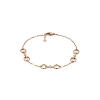 Bracciale Gucci Horsebit diamanti oro 18k