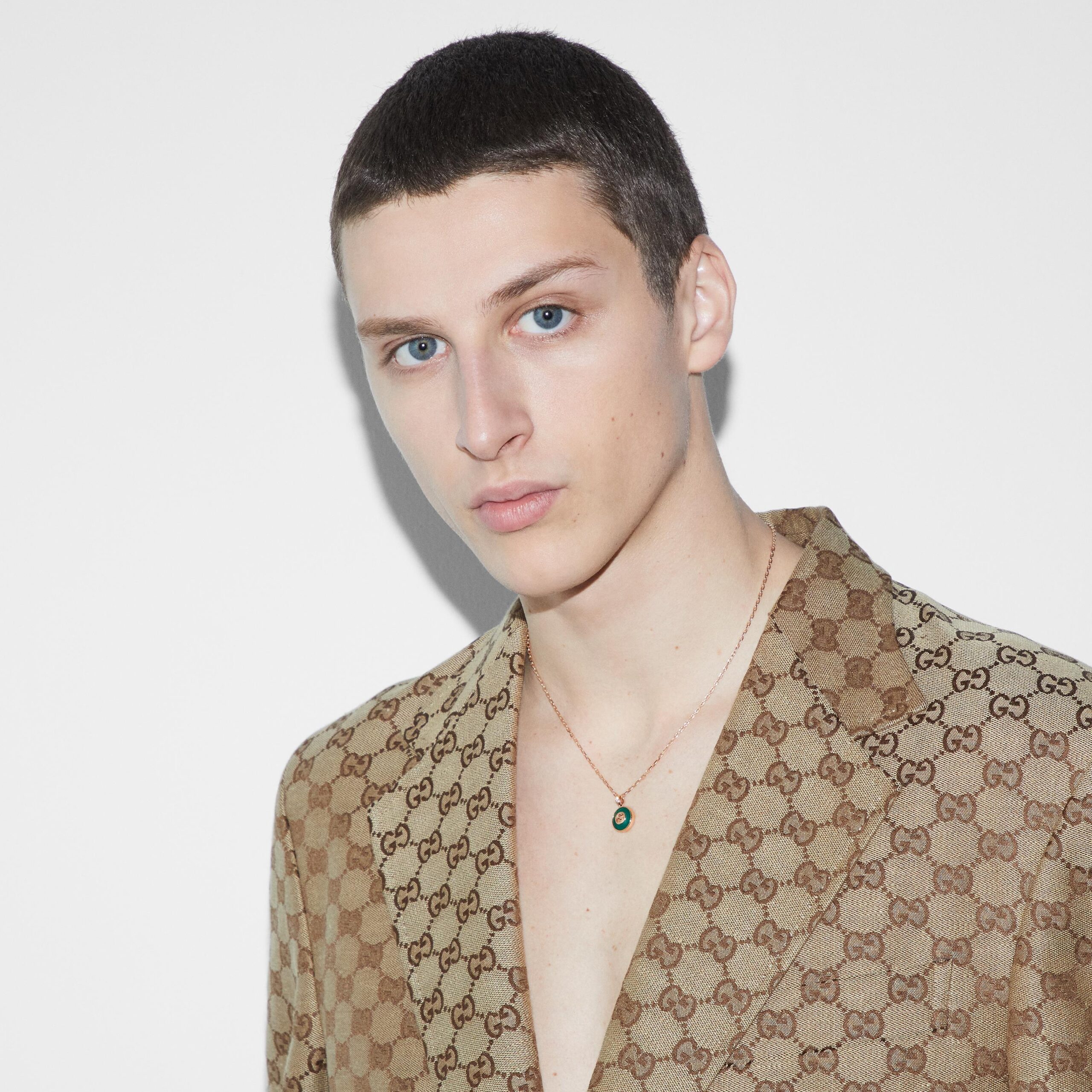 Collana a catena Gucci Interlocking oro 18k