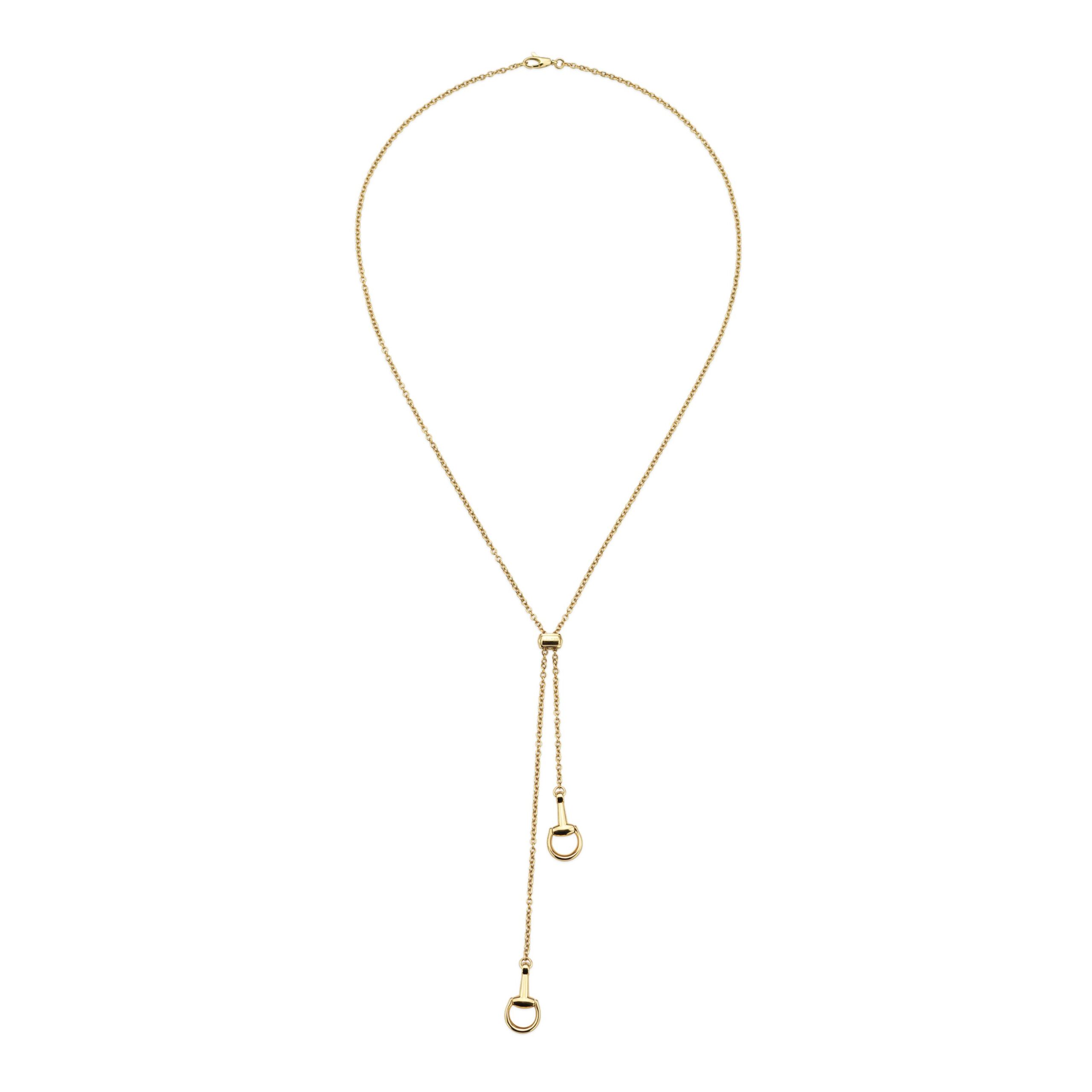 Collana pendenti Horsebit oro 18k