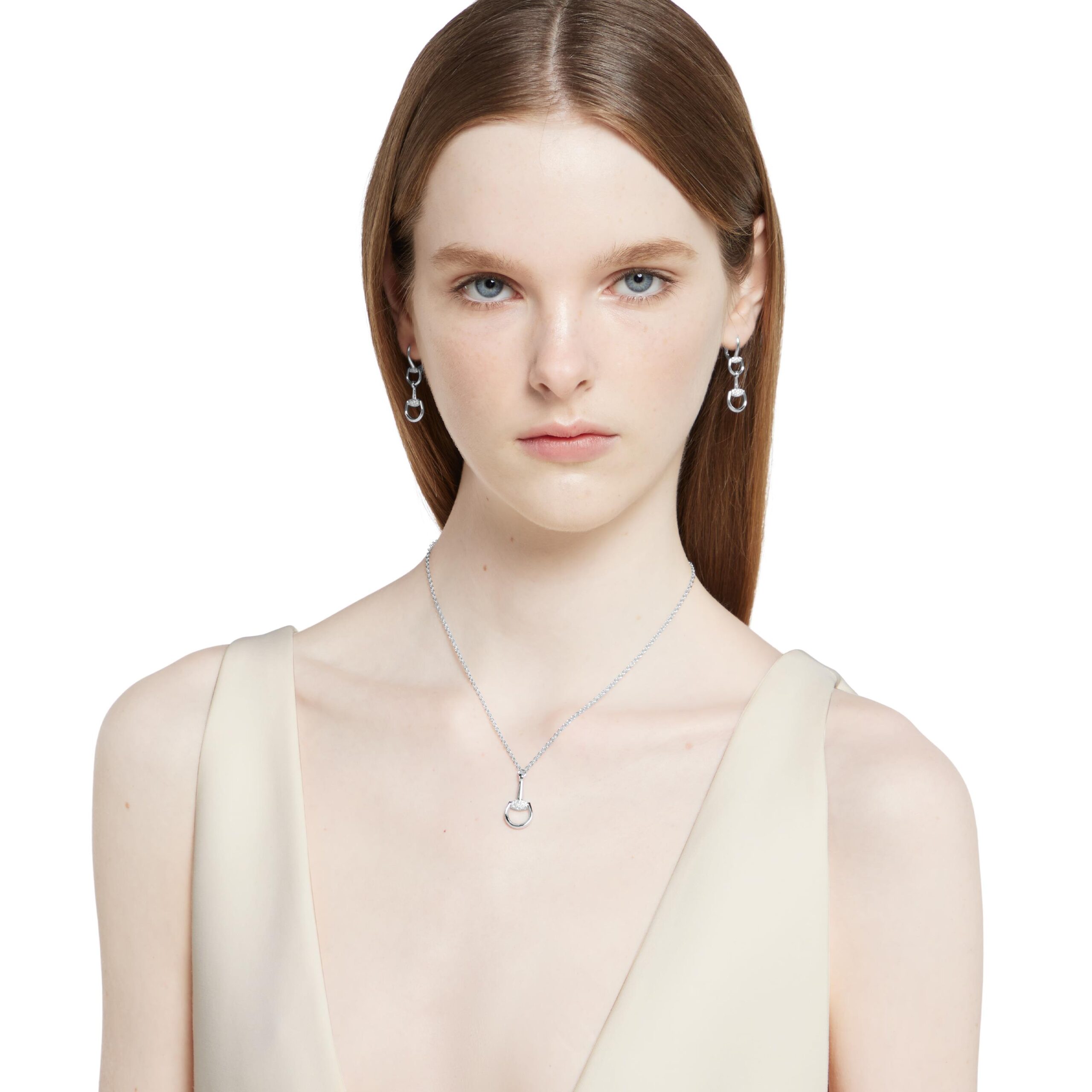 Collana Gucci Horsebit oro 18k con diamanti