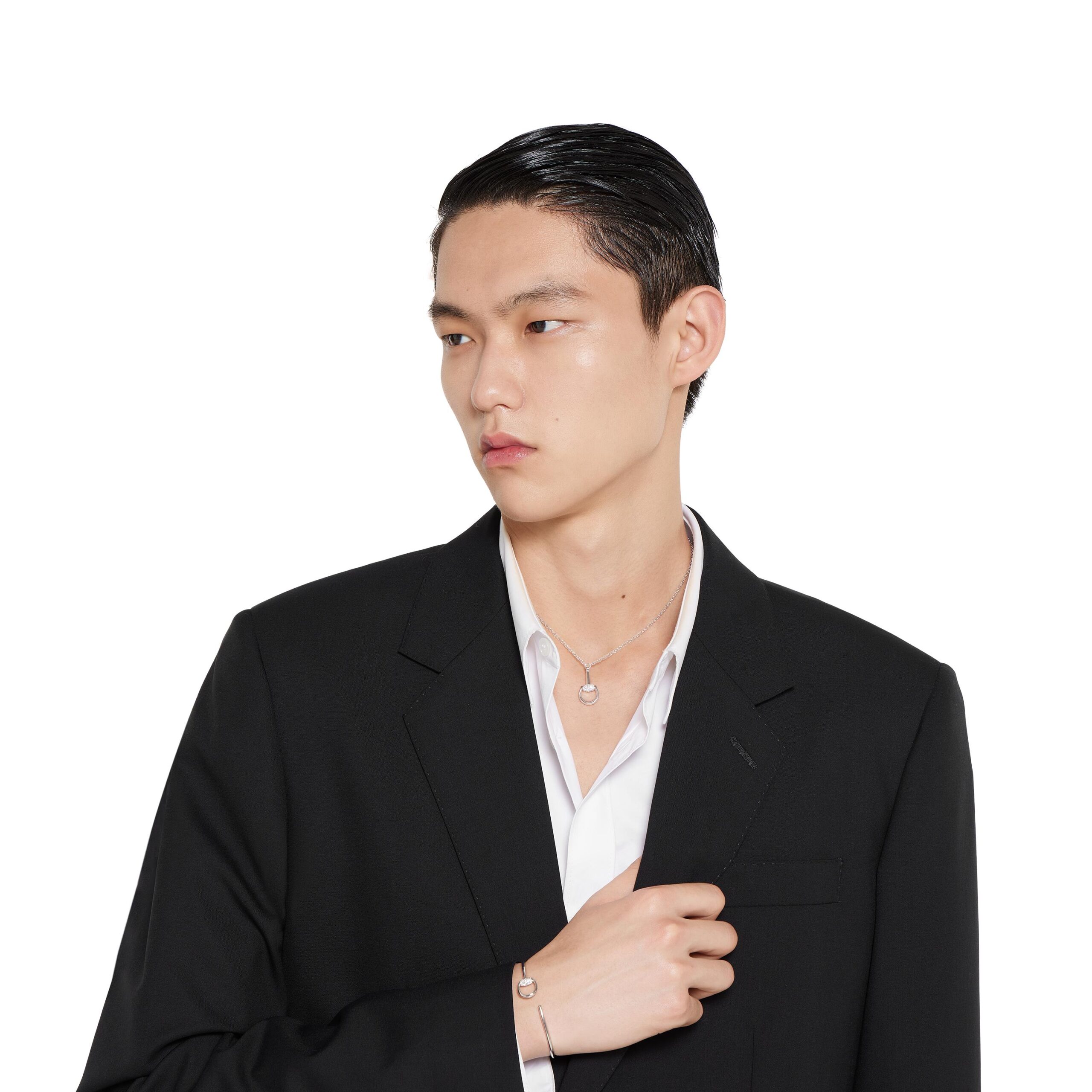 Collana Gucci Horsebit oro 18k con diamanti