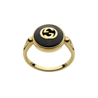 Anello Gucci Interlocking oro 18k