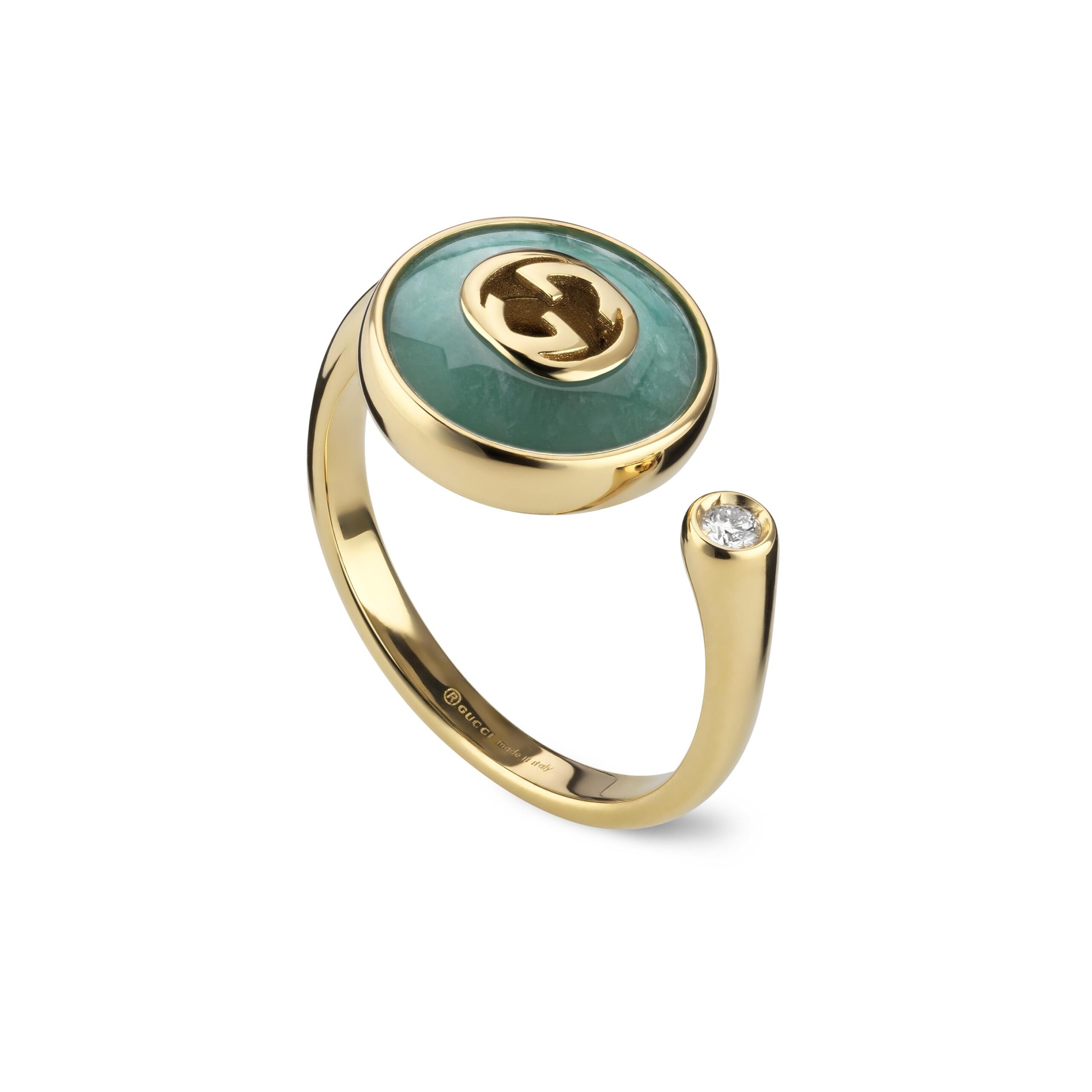 Anello Gucci Interlocking oro 18k