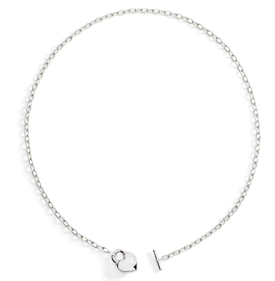 Collana Cuore Bold Argento