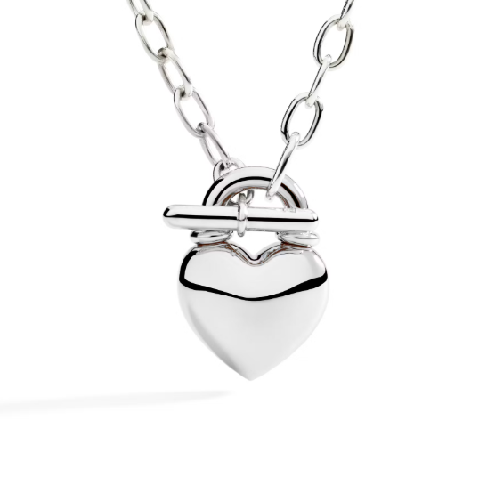 Collana Cuore Bold Argento