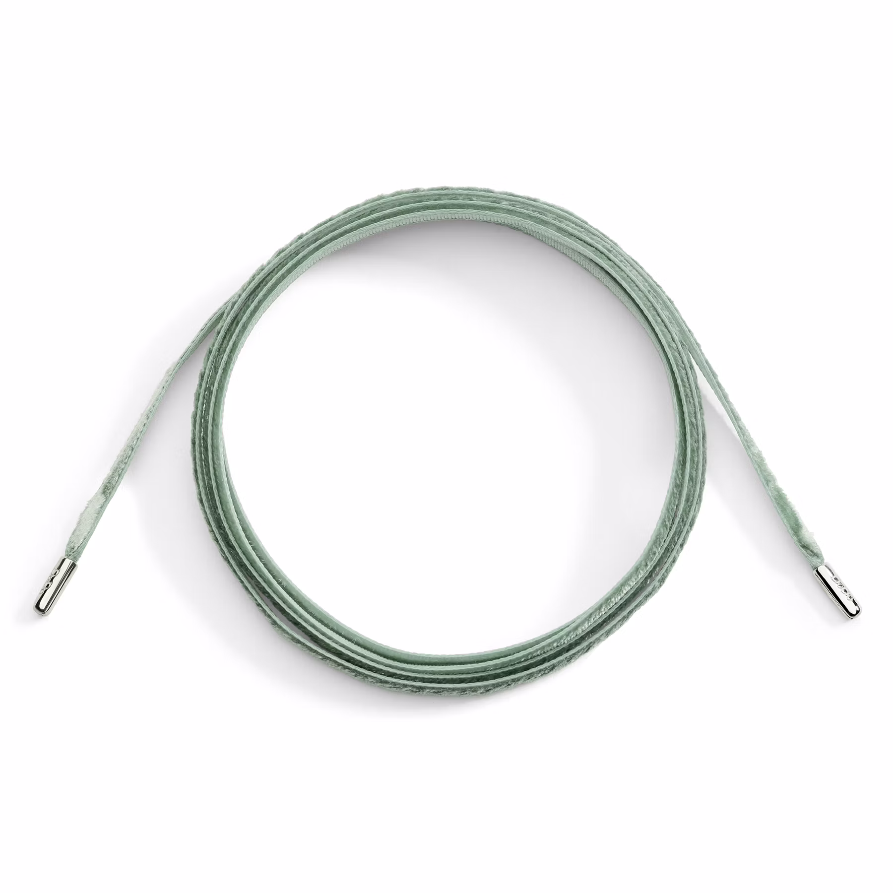 Cordino Verde in Velluto e Argento