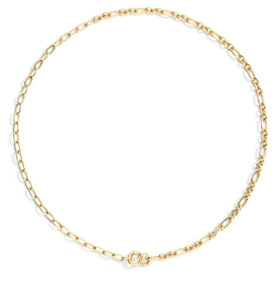 Collana Maglie Apribile Argento Dorato