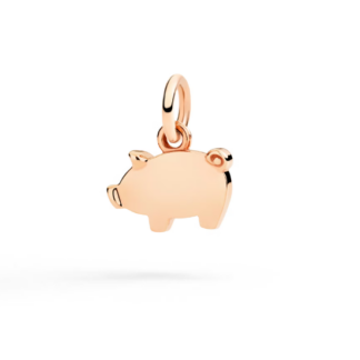 Ciondolo Maialino Oro Rosa