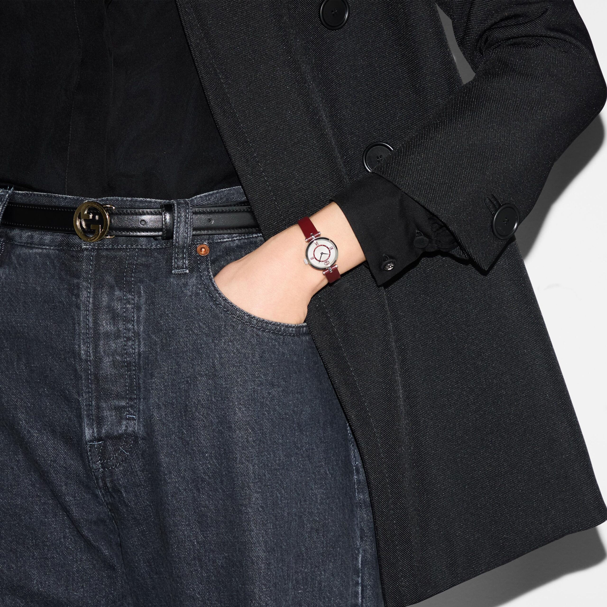 Orologio Modello 2000, 24 mm - Borgogna